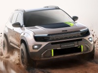 ジープの小型SUV『アベンジャー』に「4xe」、48Vマイルドハイブリッドを追加へ…ティザー 画像