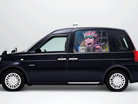 鳥山明原作アニメ記念、限定「SAND LANDタクシー」が東京を走る 画像