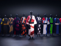 日産がフォーミュラE東京E-Prix向けに特別な着物を仕立てた…全11チームをイメージ 画像
