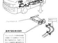 【リコール】トヨタ ハイエースなど 18万5000台…燃料漏れ 画像