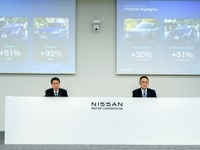 【株価】日産が朝高後反落、今期営業増益見込みも市場は慎重 画像