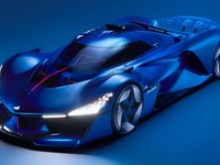 アルピーヌの次世代スポーツカー、水素エンジン搭載…プロトタイプ発表 画像