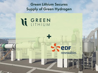 グリーン水素を使ってEV向け電池素材生産へ、仏EDFのプロジェクトに英グリーンリチウムが参画 画像