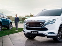 いすゞのSUV『MU-X』、改良新型が間もなく登場…ティザー映像公開 画像