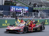 【ルマン24時間】フェラーリが接戦を制し2連覇…トヨタ14秒差惜敗、豊田章男氏「この悔しさをパワーに」 画像