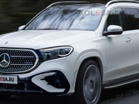 メルセデス旗艦SUV『GLS』がダウンサイジング!? 電動化でV8と決別か、デザインを予想 画像