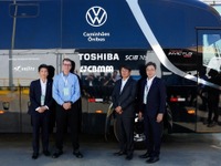 東芝・双日・CBMM、次世代電池で電気バス実証実験開始 画像