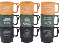 ジムニーをデザイン、スズキがサステナブル素材「セルロース」使用のマグカップを発売 画像