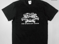 トヨタ『スープラ』デザイン Tシャツ発売…歴代のイラスト 画像