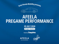 ソニー・ホンダモビリティ、ドジャースと提携…EV『アフィーラ』が7月20日のイベント登場へ 画像