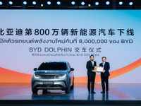 急伸のBYD、800万台目のEVをラインオフ…タイ新工場が稼働 画像