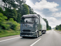 長距離輸送にもEVトラックを、航続500kmを実現するメルセデスベンツ『eActros 600』の新技術 画像