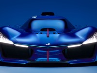 アルピーヌ、水素エンジン搭載の次世代スポーツカー提案…グッドウッド2024 画像