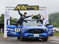 【XCRスプリントカップ北海道 第3戦】マツダ『CX-5』がラリー初参戦で2位獲得！オプカンがラリーで実力発揮 画像