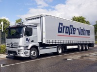 メルセデスベンツ、航続220kmの『eActros 300』でGV Trucknetの電動トラック導入に協力 画像