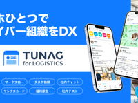 スタメン、物流DXアプリ「TUNAG for LOGISTICS」新パッケージ提供開始 画像