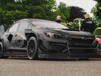スバル「プロジェクト・ミッドナイト」新写真を公開、グッドウッドを爆走した異次元の『WRX』 画像