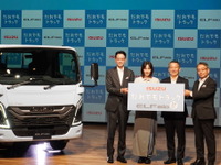 【いすゞ エルフミオ】南社長「トラックを運転することが難しいというイメージを払拭したい」 画像