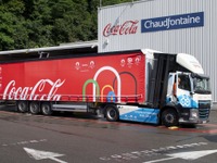 トヨタとコカ・コーラ、水素燃料電池トラックの試験開始…物流の脱炭素化を推進 画像