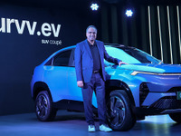 「新風を巻き起こす」インド初のSUVクーペ、航続585kmのタタ『Curvv.ev』発売 画像