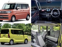 【ダイハツ タント vs スズキ スペーシア】スペック比較…人気の軽ワゴンはどう違う？ 画像