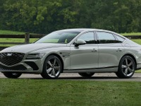 ジェネシスのミドルセダン『G80』、表情が大胆変化…改良新型を米国発表 画像