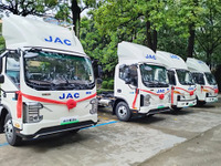 陸上の宇宙船？ 中国JAC傘下の「江淮1卡」が新型電動軽トラックを発表 画像