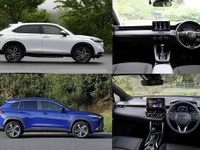 【トヨタ カローラクロス vs ホンダ ヴェゼル】スペック比較…販売台数トップを争う 画像