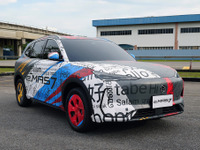 プロトン初のEV、マレーシア国民の日のパレードに登場…迷彩カラーまとう 画像