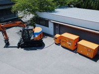 日立建機、バッテリー駆動ショベル3機種を発売　可搬式充電設備も開発 画像