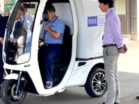 オークション会場の作業車を小型電動車『I-Cargo』に、USSが実証実験 画像