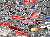 ホンダ車のロゴが特大＆高品質ステッカーに、全58種・385円で発売 画像