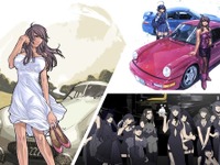 ポルシェスタジオ銀座で、人気漫画『彼女のカレラ』20周年を記念した特別原画展 画像