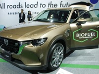 マツダ、次世代バイオ燃料で走る『CX-80』展示で脱炭素実現への取り組みをアピール…ジャパンモビリティショー2024 画像