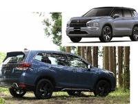 ［スバル フォレスター vs 三菱 アウトランダーPHEV］スペック比較…ラリーのDNAは？ 画像