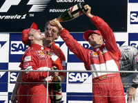 【F1アメリカGP決勝】シューマッハが返した“借り” 画像