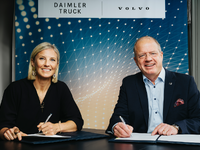 ボルボとダイムラートラック、合弁会社でSDV向けプラットフォームとOS開発へ 画像