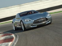 【グッドウッド09】インフィニティ、あのハイブリッドスポーツで出走 画像