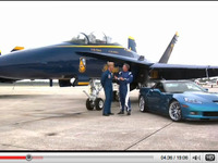 コルベット ZR-1 、戦闘機と対決! 画像