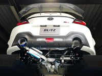 『GR86/BRZ』に輝くチタンブルー！ ブリッツのオールチタン製エキゾースト「ニュルスペックF-Ti」がラインアップ追加 画像