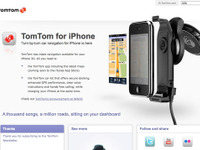 iPhone 3G/3GS向けのカーナビアプリ、まもなく登場 TomTomから 画像