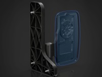 BASF、金属に代わる新素材「UltramidT7000」発表…ドアミラーカバーやエアブレーキに 画像