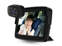 運転中でも後席の子どもを見守り、簡単設置のワイヤレスベビーモニター「ミマモAN-M017」発売 画像