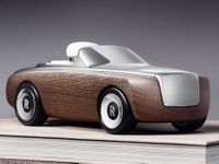 ロールスロイスのオープンカーを組み立てる、ミニチュア彫刻「カメオ」発表…実車と同じ素材を使用 画像