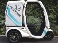 ベクトリクス、新型原付電動バイクと3輪EV向け保冷装置付ボックス発表へ…オートモーティブワールド2025 画像