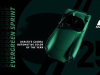 自動車カラーのトレンドは「グリーン」？ 塗料メーカーのアクサルタ、2025年のカラー・オブ・ザ・イヤーに選出 画像