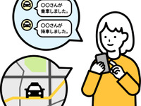 タクシーを相乗りでシェア、TOPPANが子ども送迎サービス「こどもび」開始へ 画像