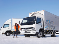 悪条件にこそ強い！冬でも雪でも使える『eCanter』は、すべての人に優しさあふれるEVトラックでした 画像