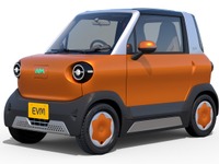 ［15秒でわかる］エイム『AIM EVM』発表…2名乗車可能な超小型EV 画像