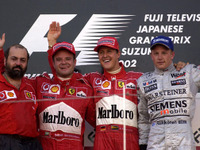 【F1日本GP決勝】跳ね馬また1-2、佐藤琢磨が最終戦で初ポイント獲得 画像